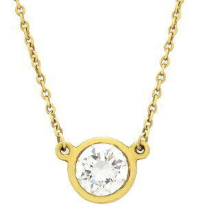 Tiffany Co Necklace By the Yard Single Diamond Yellow TCo Peretti